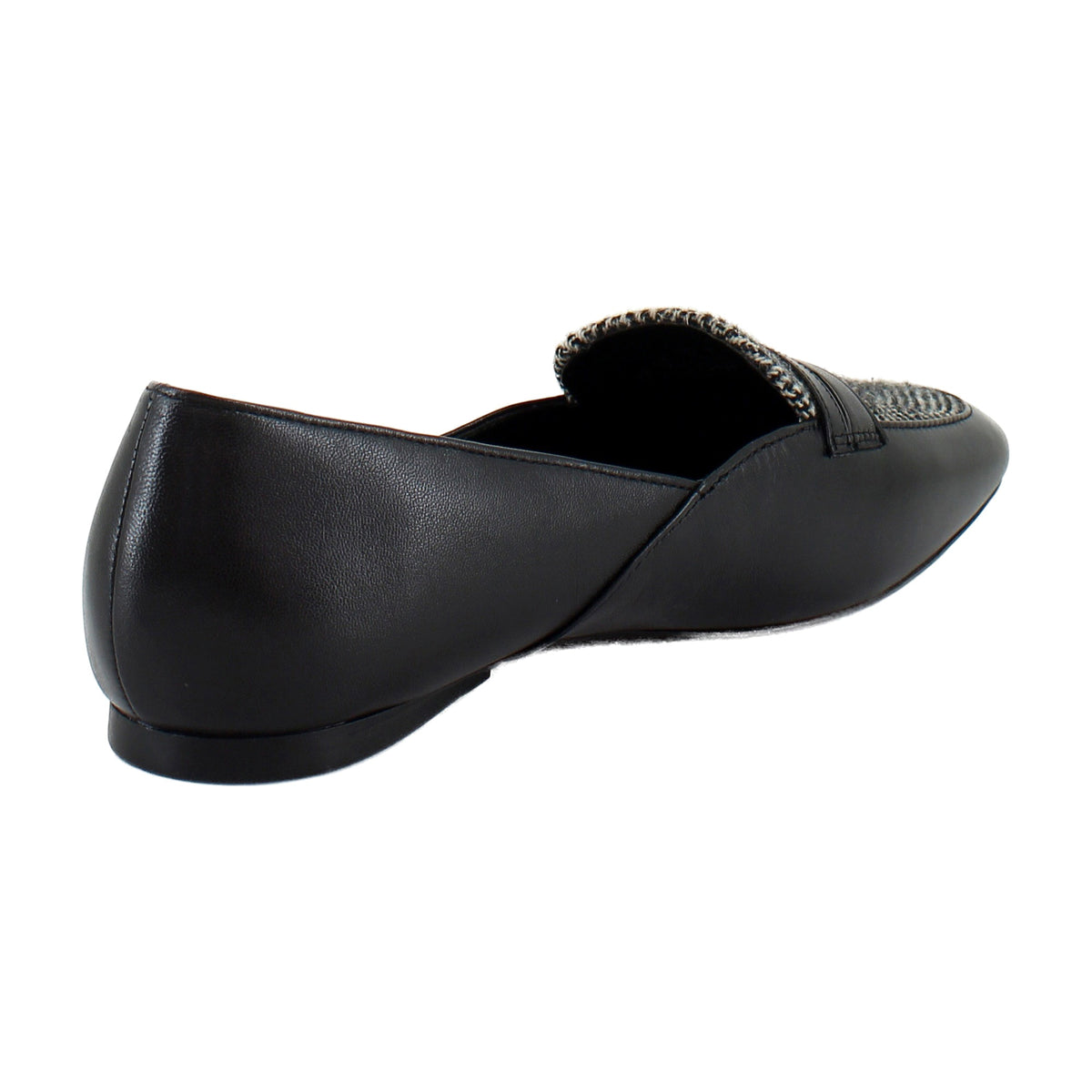 Black Multi Leather Fabric