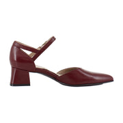Cranberry Red Leather