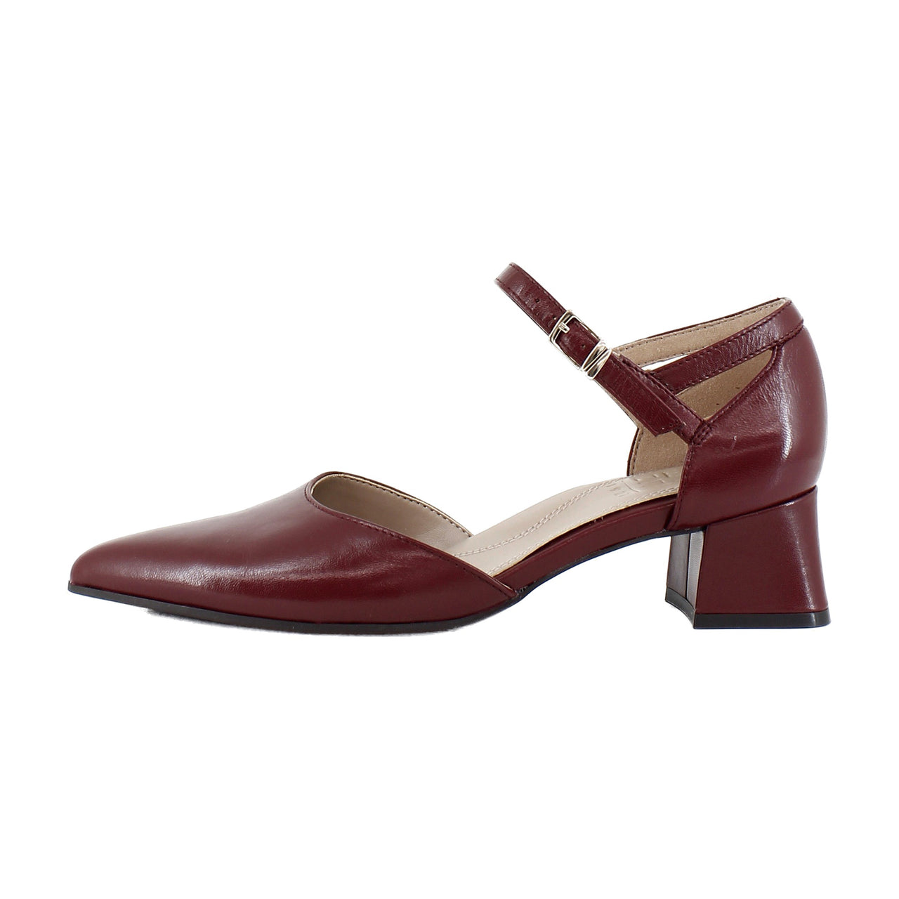 Cranberry Red Leather