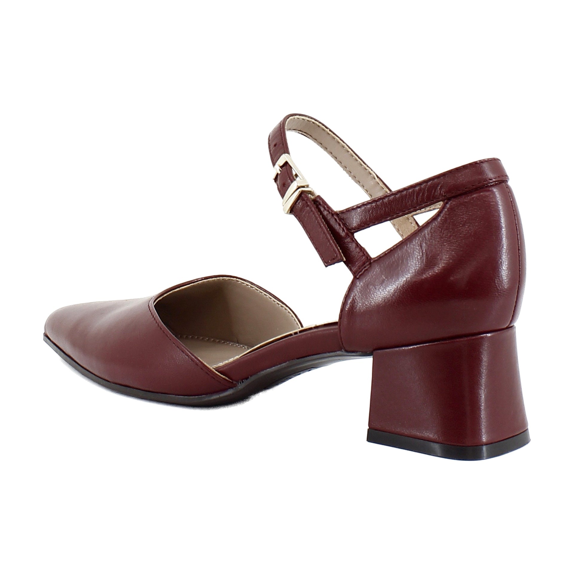 Cranberry Red Leather