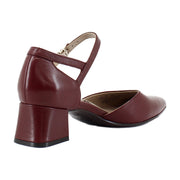 Cranberry Red Leather