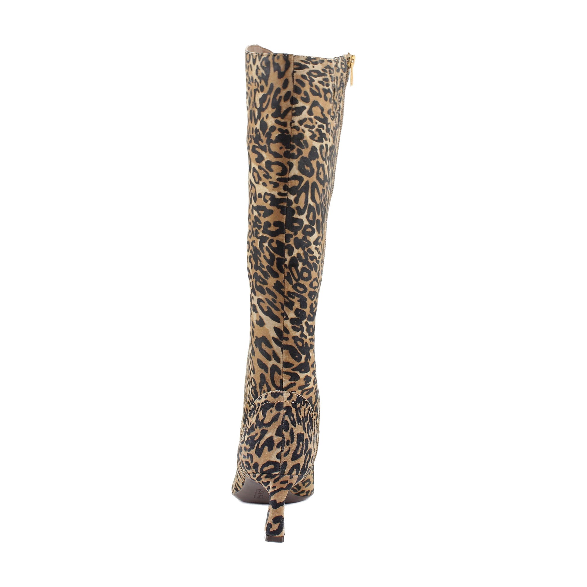Dark Brown Leopard Suede