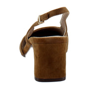 Dark Chestnut Brown Suede