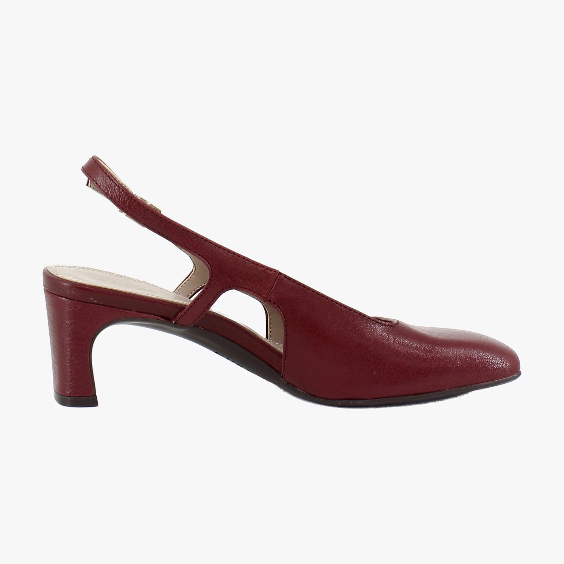 Cranberry Red Leather