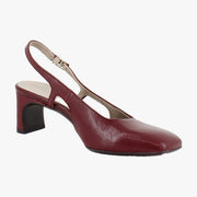 Cranberry Red Leather