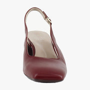 Cranberry Red Leather