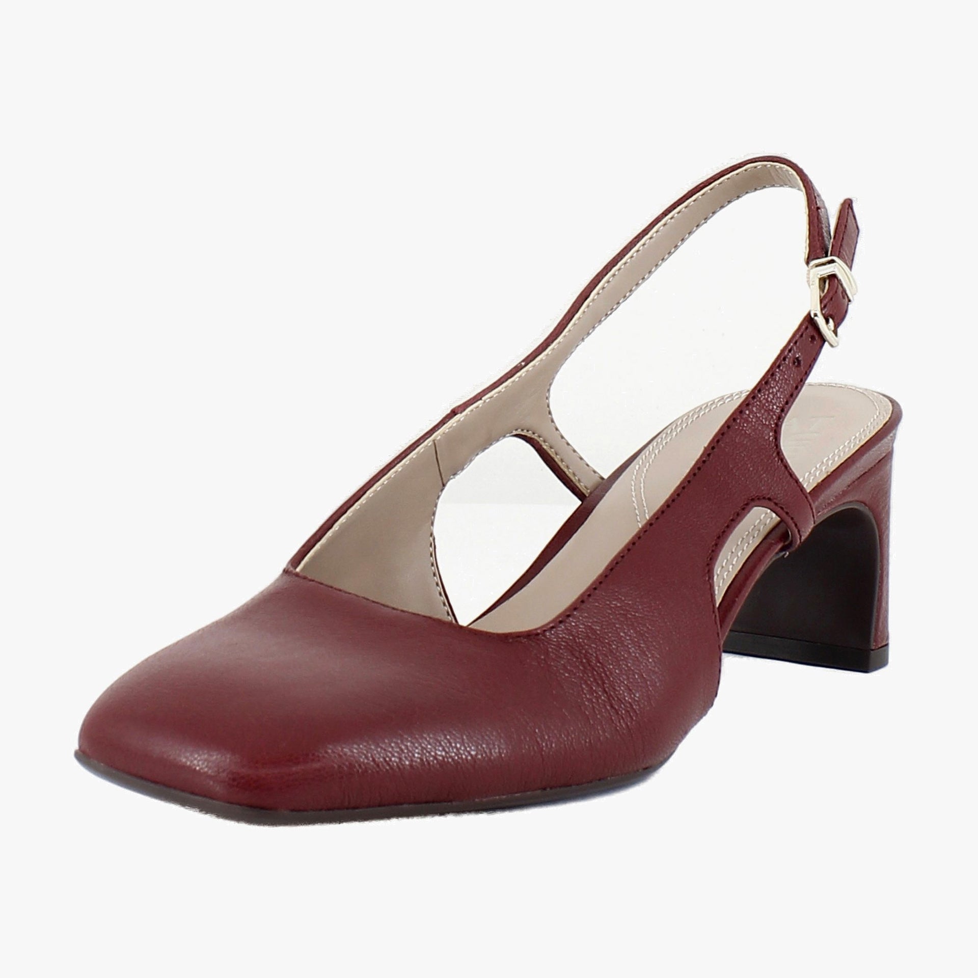 Cranberry Red Leather