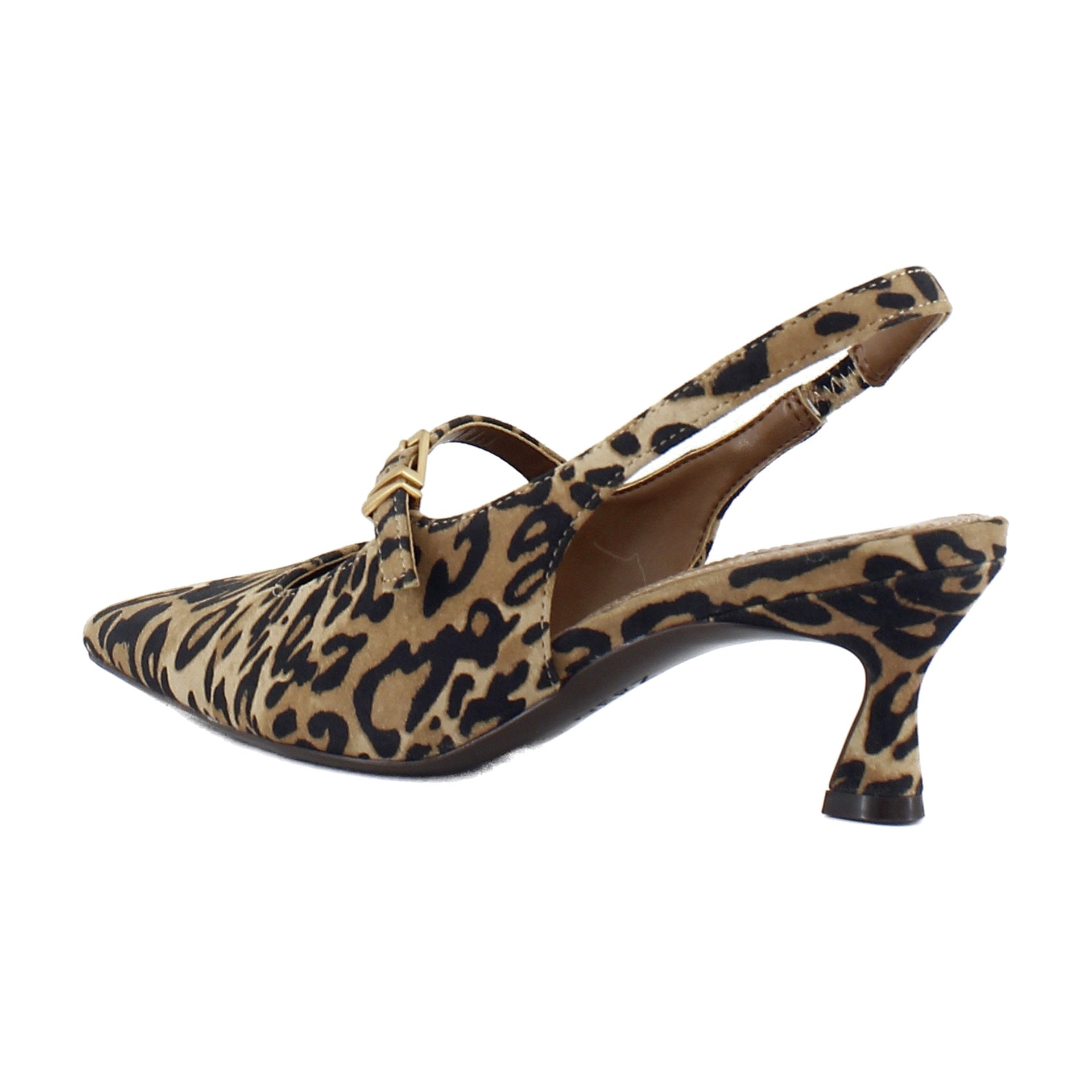 Dark Brown Leopard Suede