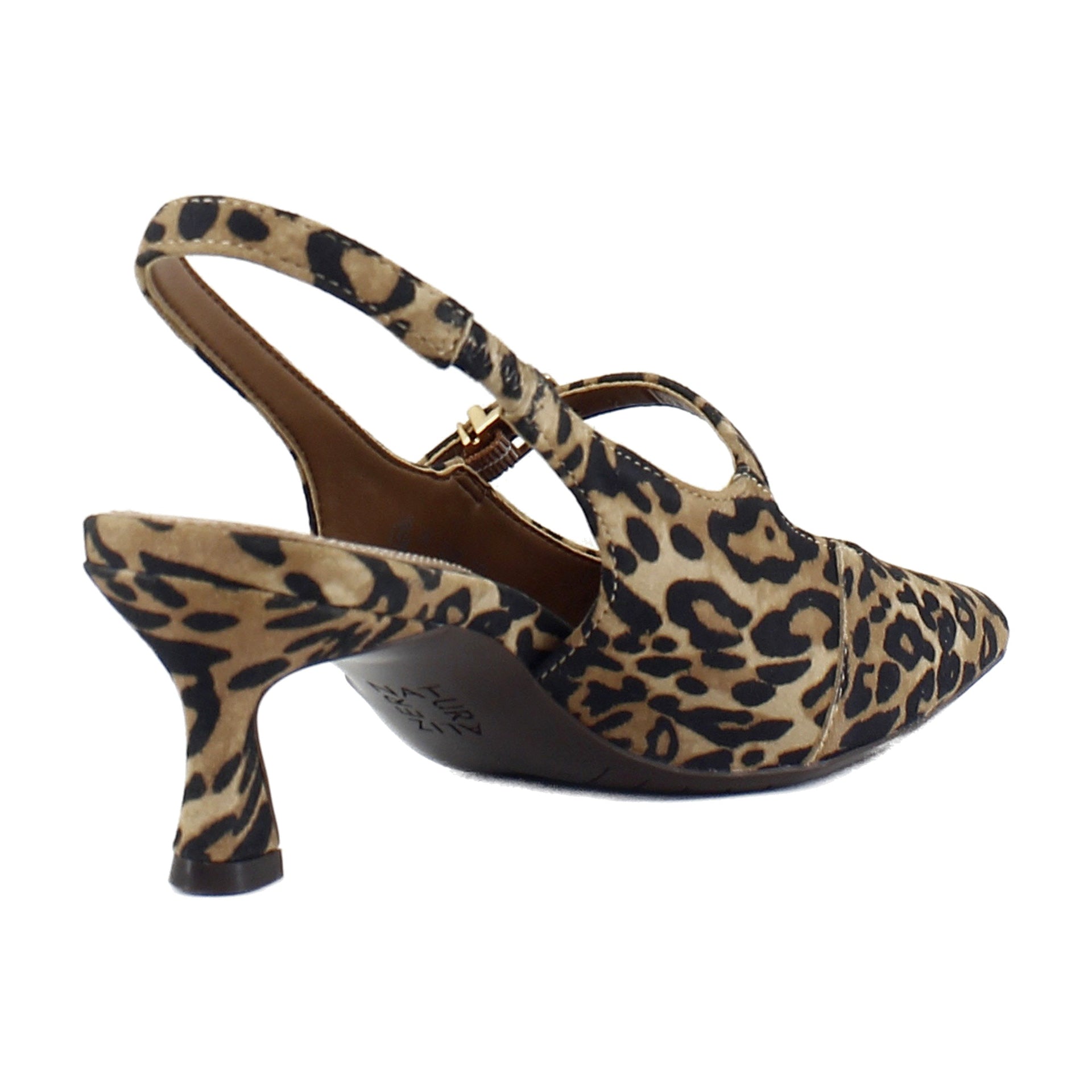 Dark Brown Leopard Suede