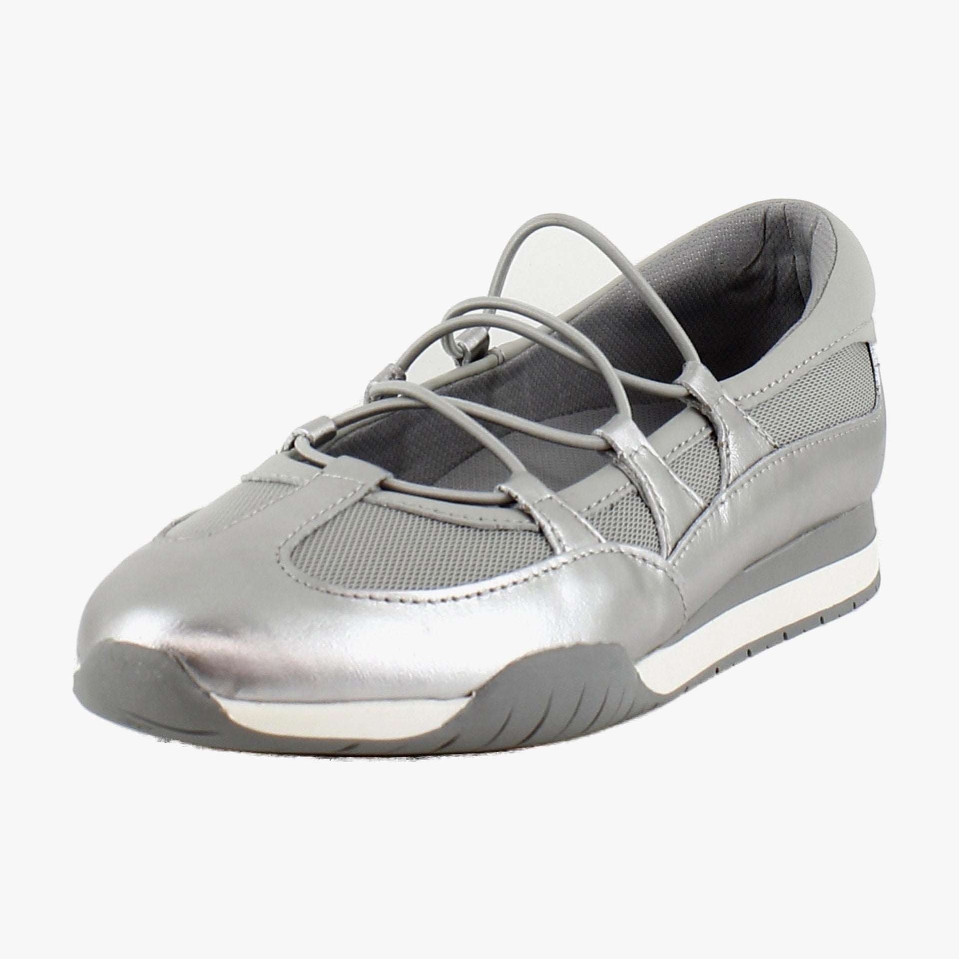 Pewter Leather/Mesh