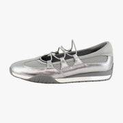 Pewter Leather/Mesh
