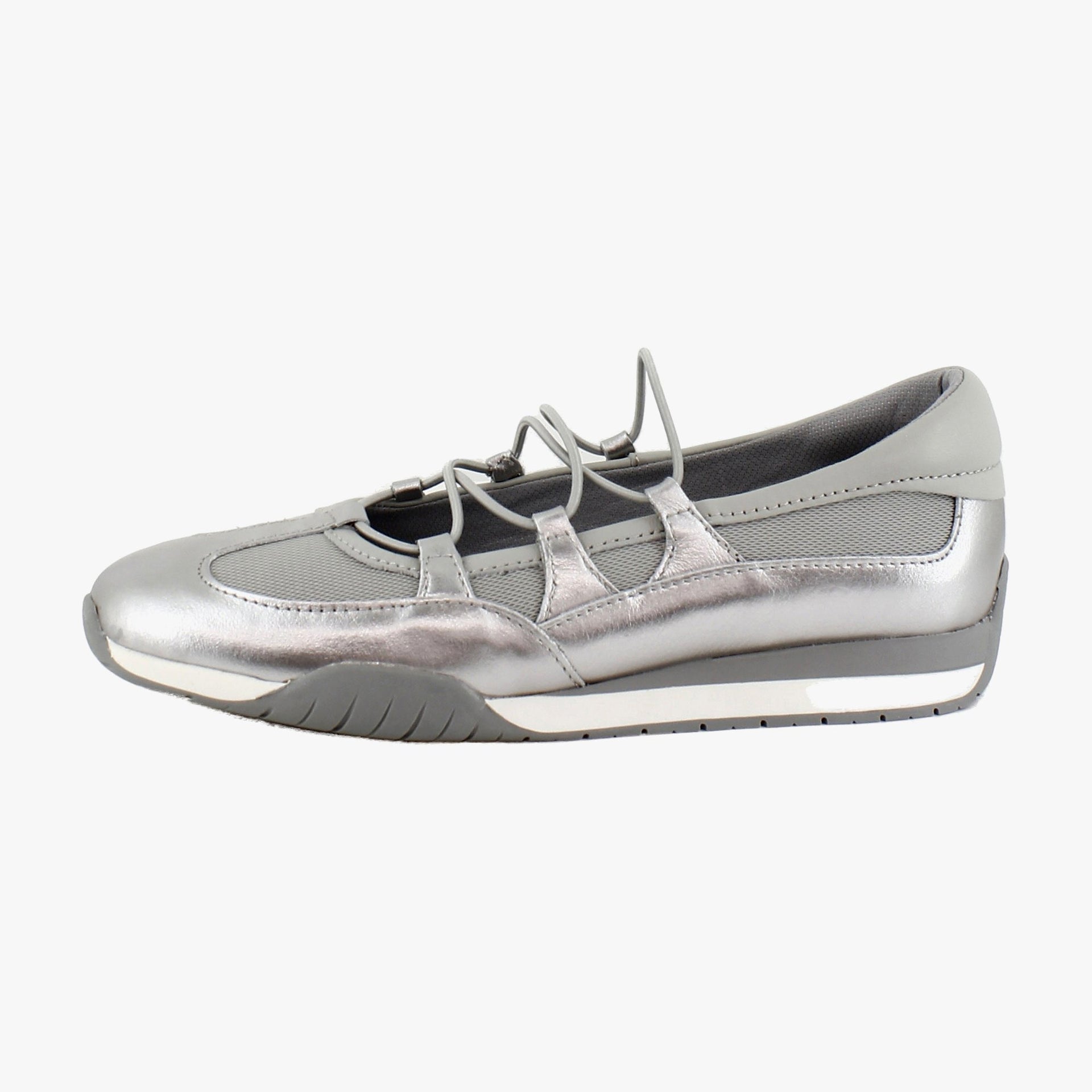 Pewter Leather/Mesh