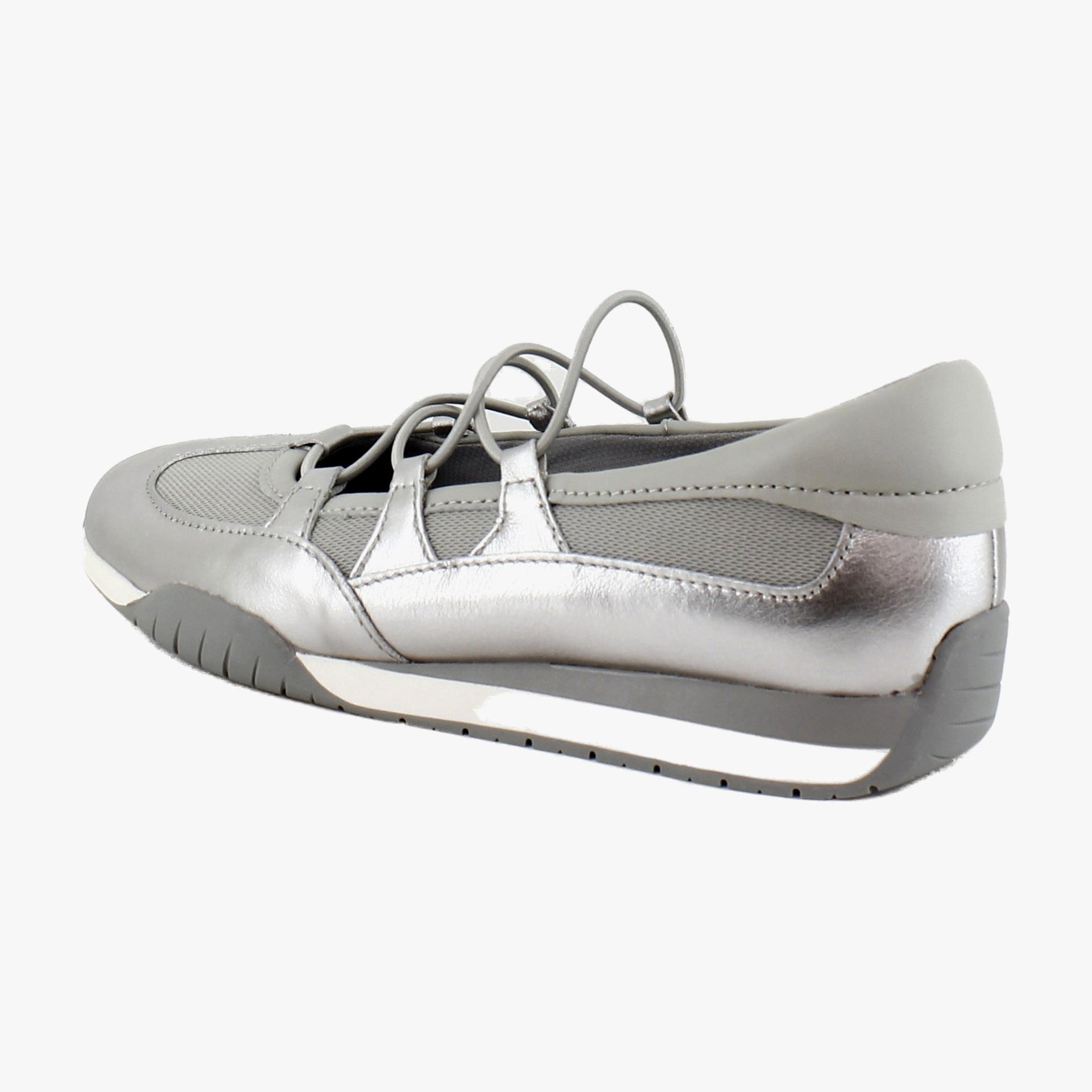 Pewter Leather/Mesh