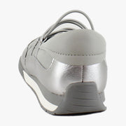 Pewter Leather/Mesh
