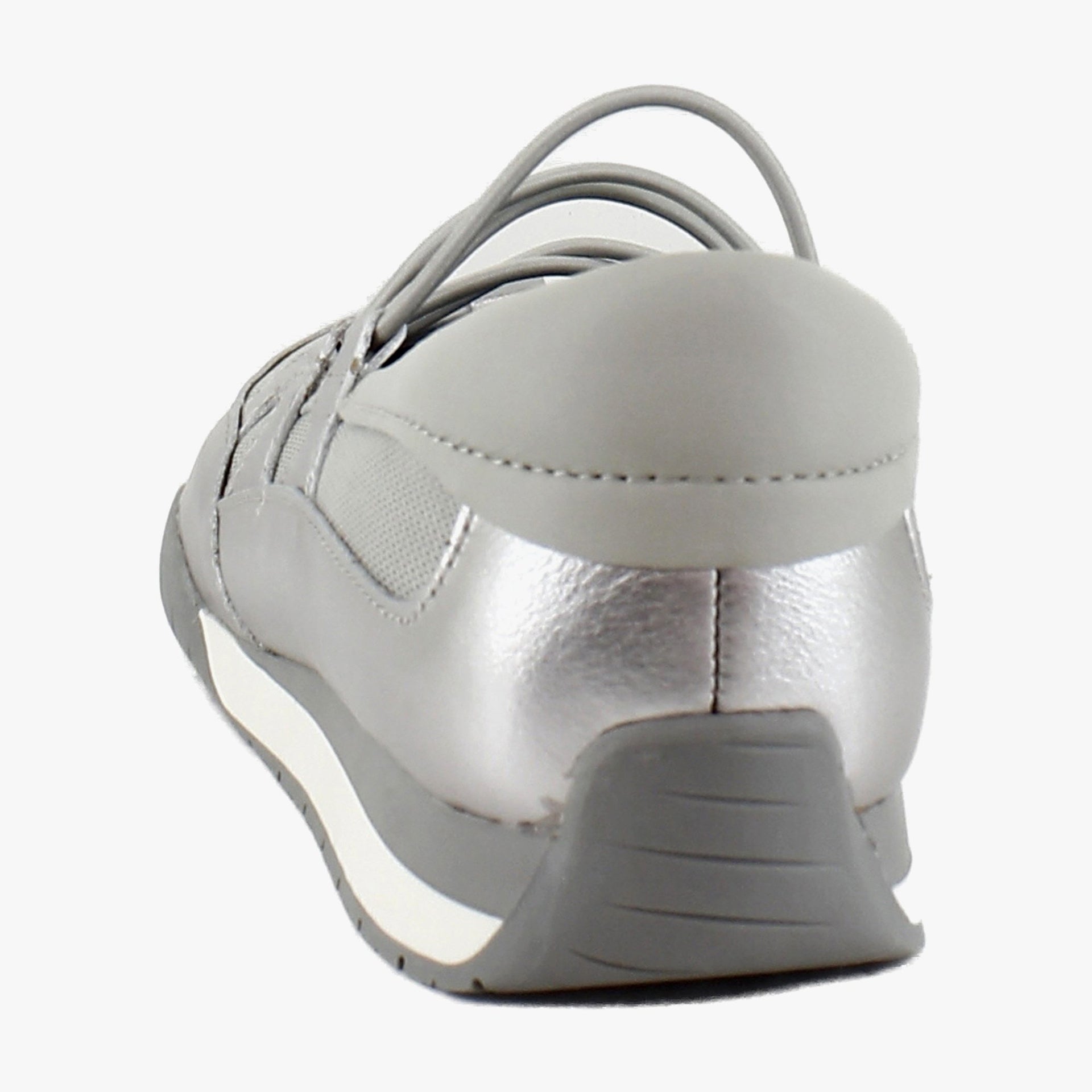 Pewter Leather/Mesh