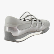 Pewter Leather/Mesh