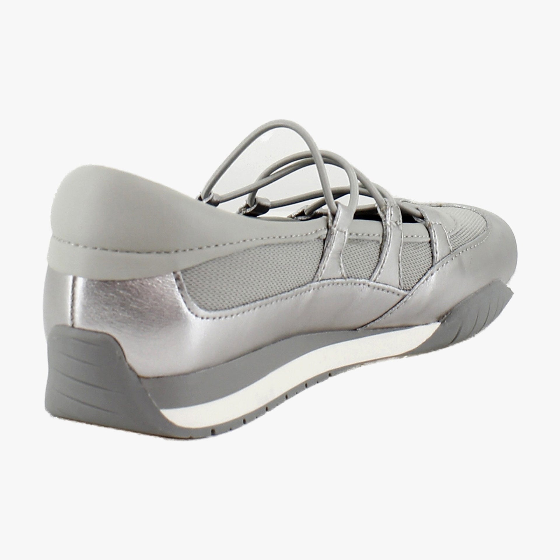 Pewter Leather/Mesh