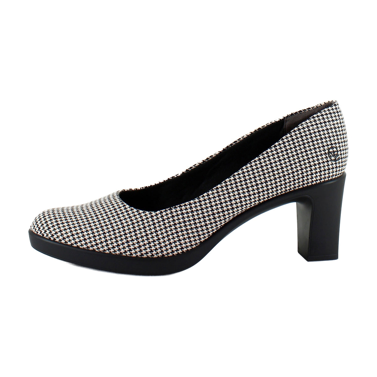 Black/Bone Houndstooth