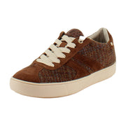 Brown Plaid Suede