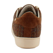 Brown Plaid Suede
