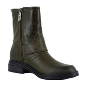 Dark Olive Green Leather