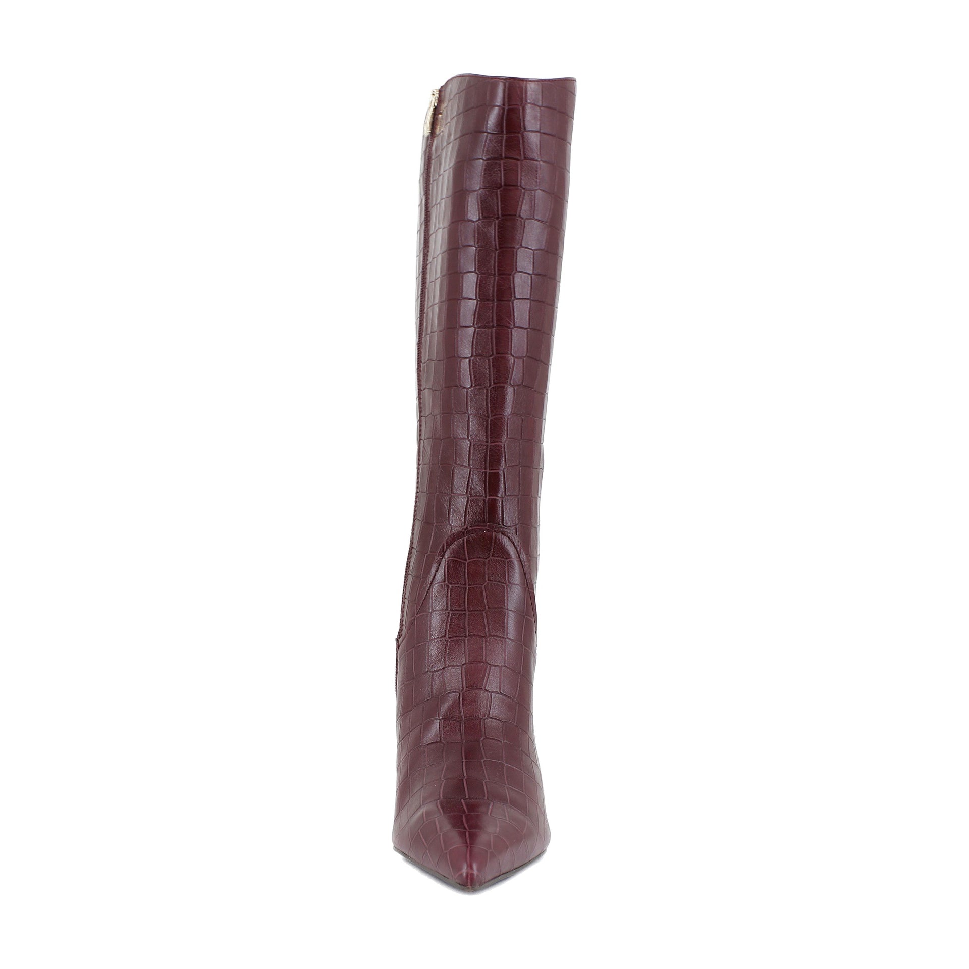 Cranberry Red Croco Leather