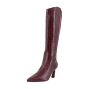 Cranberry Red Croco Leather