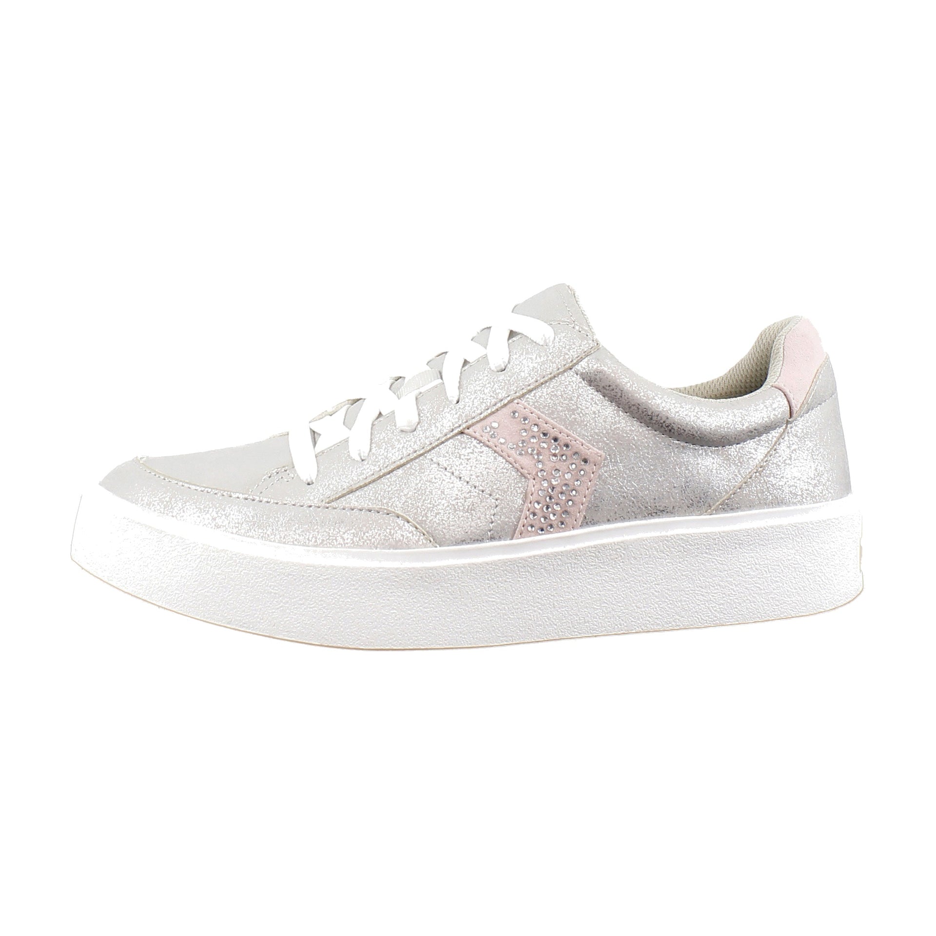 Silver/Pink Metallic Sparkle