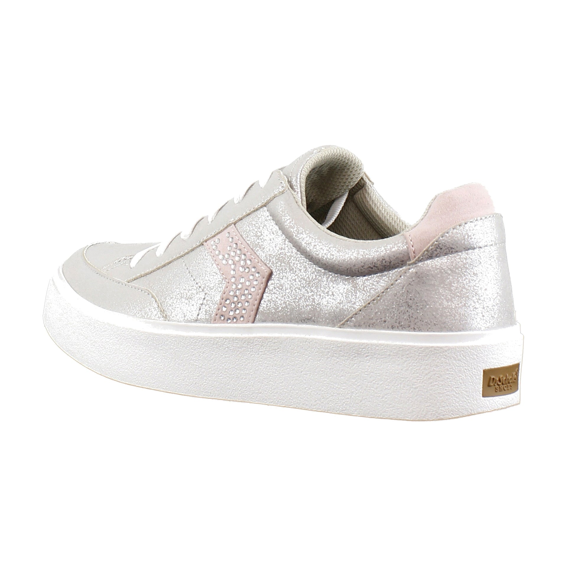 Silver/Pink Metallic Sparkle