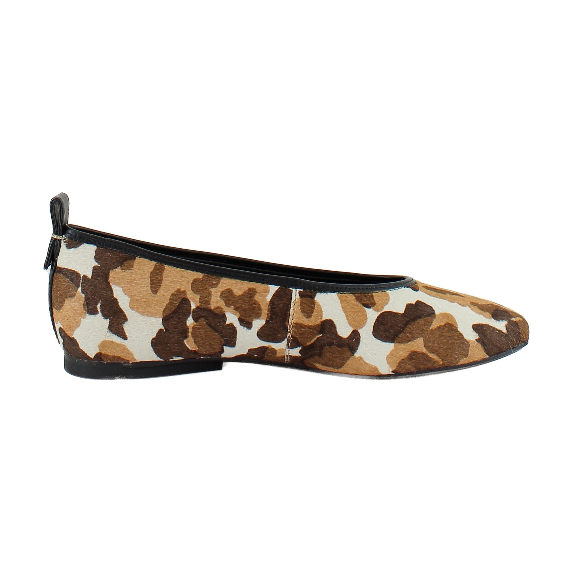 Brown Cow Print Calf Hair