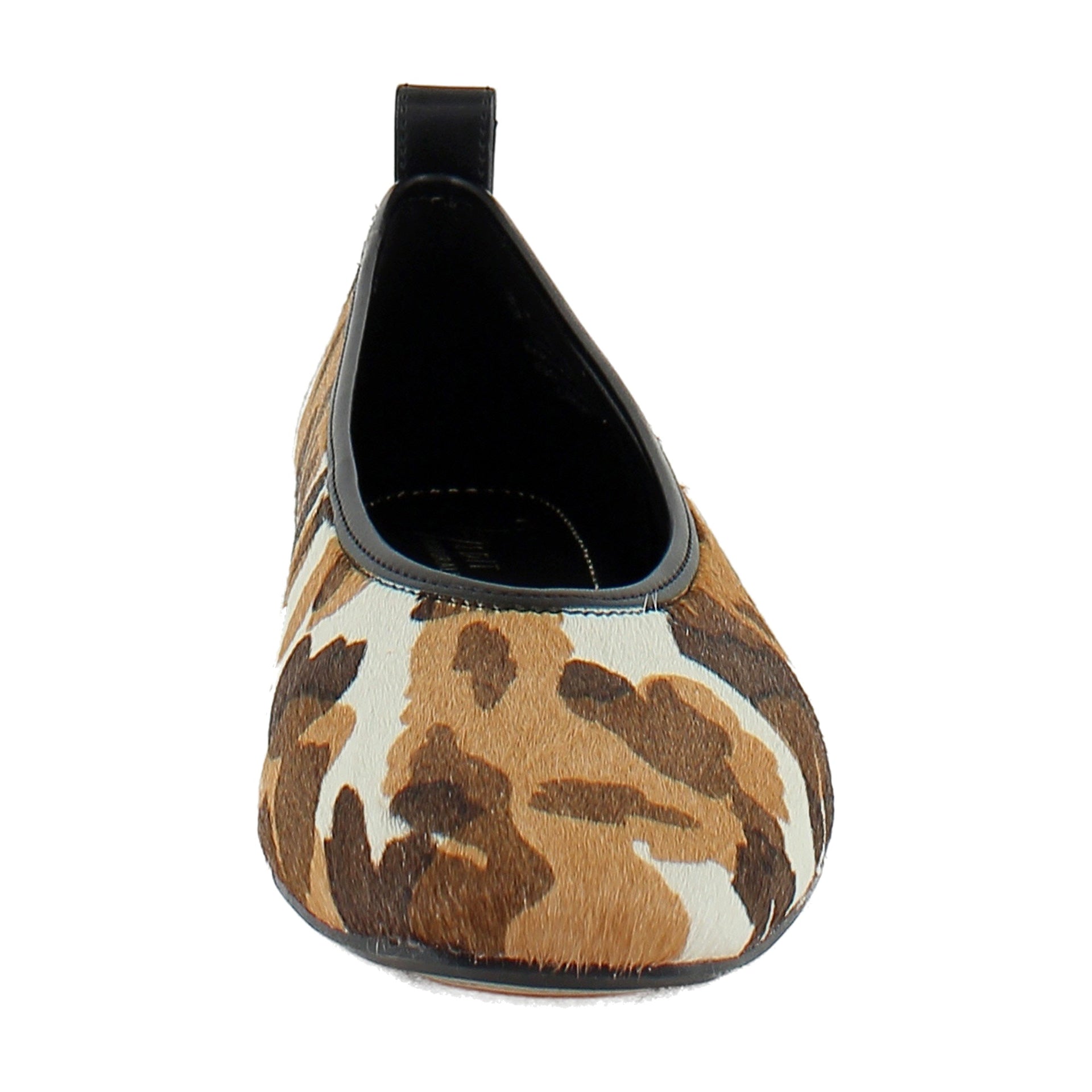 Brown Cow Print Calf Hair