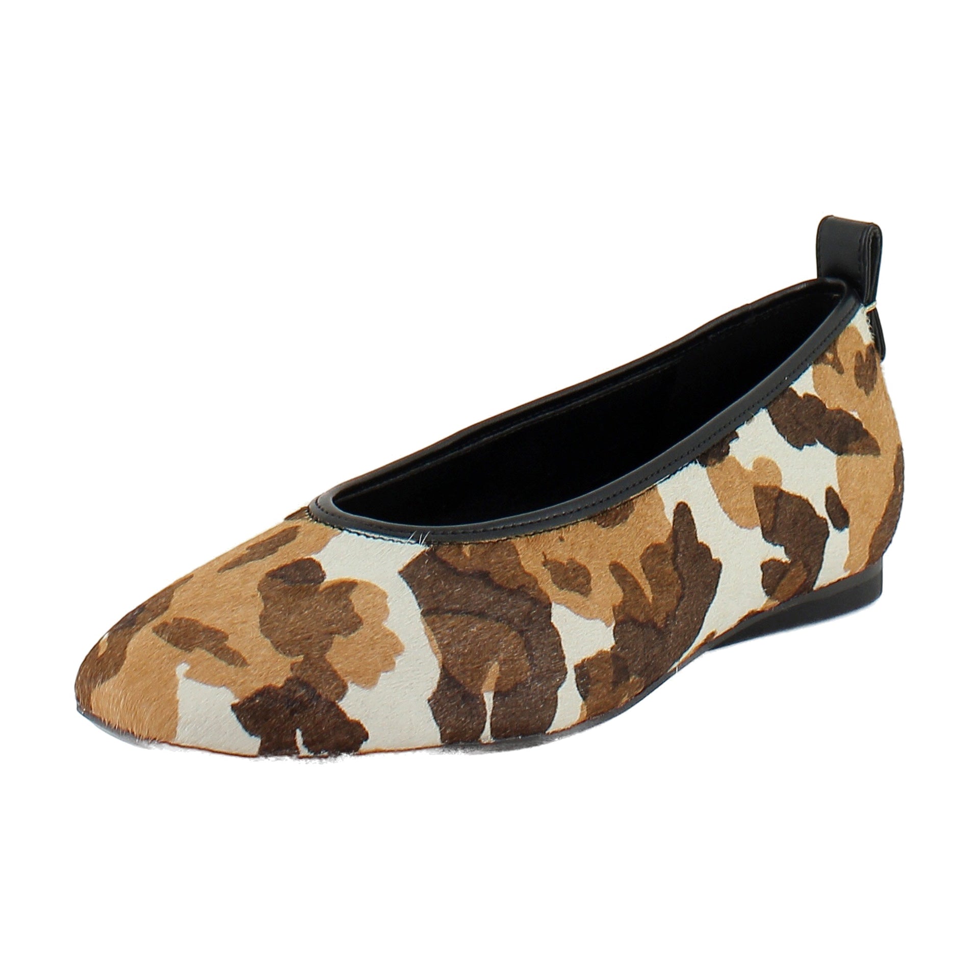 Brown Cow Print Calf Hair