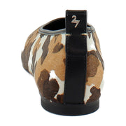 Brown Cow Print Calf Hair