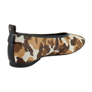 Brown Cow Print Calf Hair