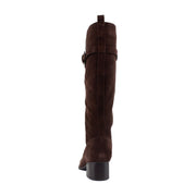 Chocolate Bar Brown Suede