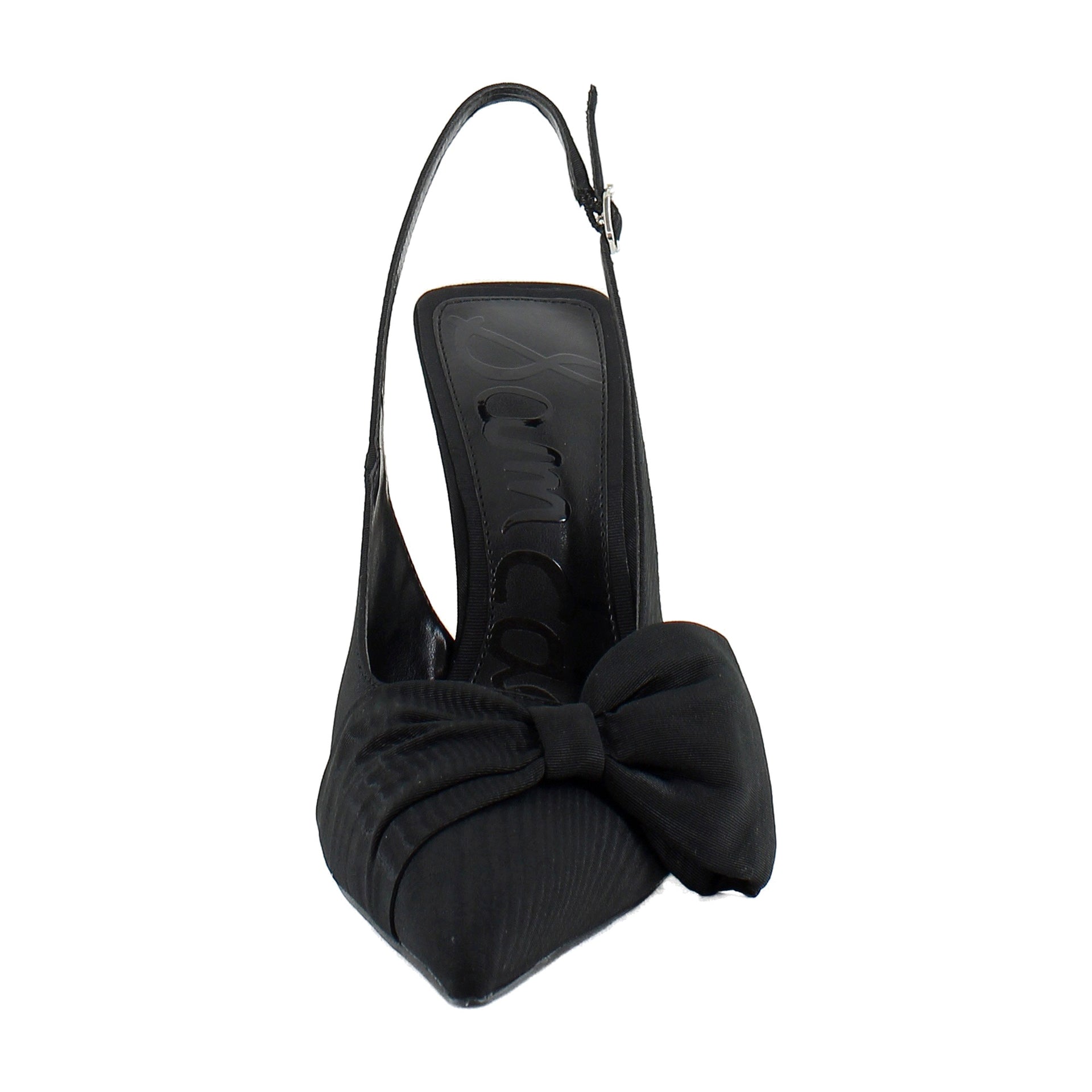 Black Ribbed Silk