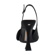 Black Ribbed Silk