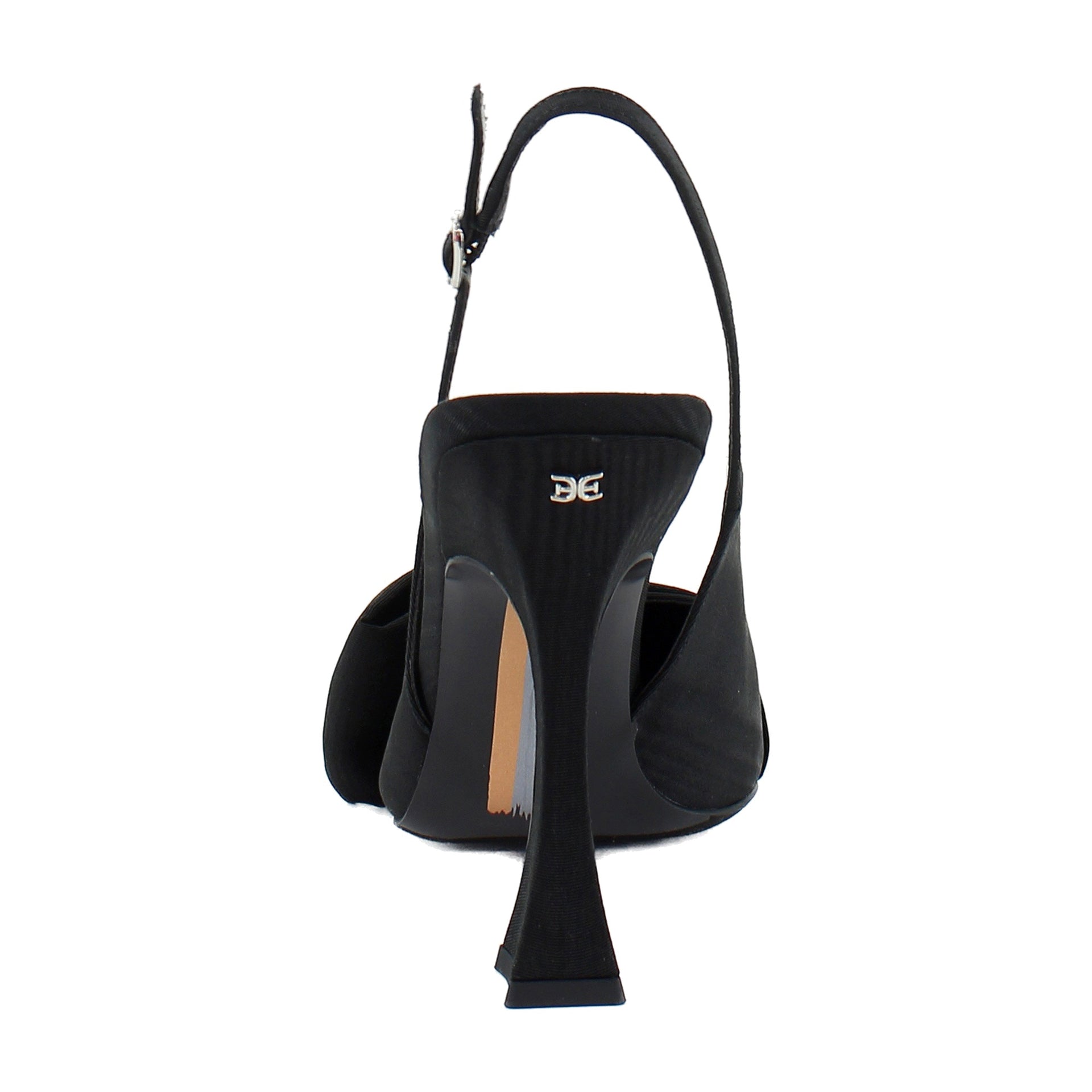 Black Ribbed Silk