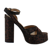 Brown Leopard Glitz Multi