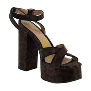 Brown Leopard Glitz Multi