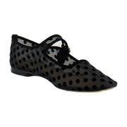 Black Polka Dot Mesh