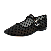 Black Polka Dot Mesh