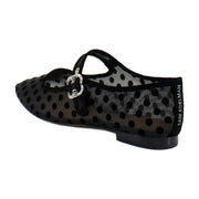 Black Polka Dot Mesh