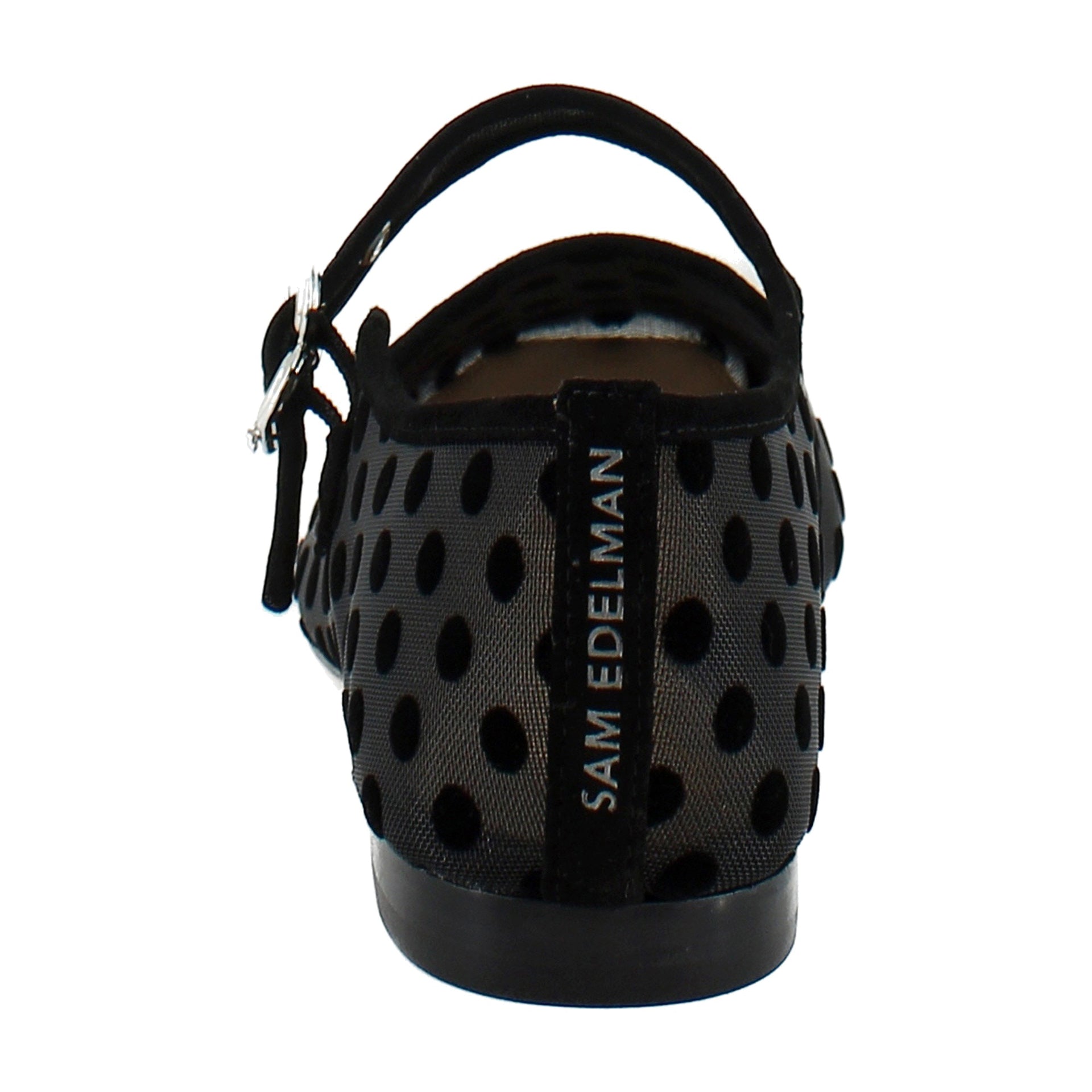Black Polka Dot Mesh