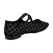 Black Polka Dot Mesh