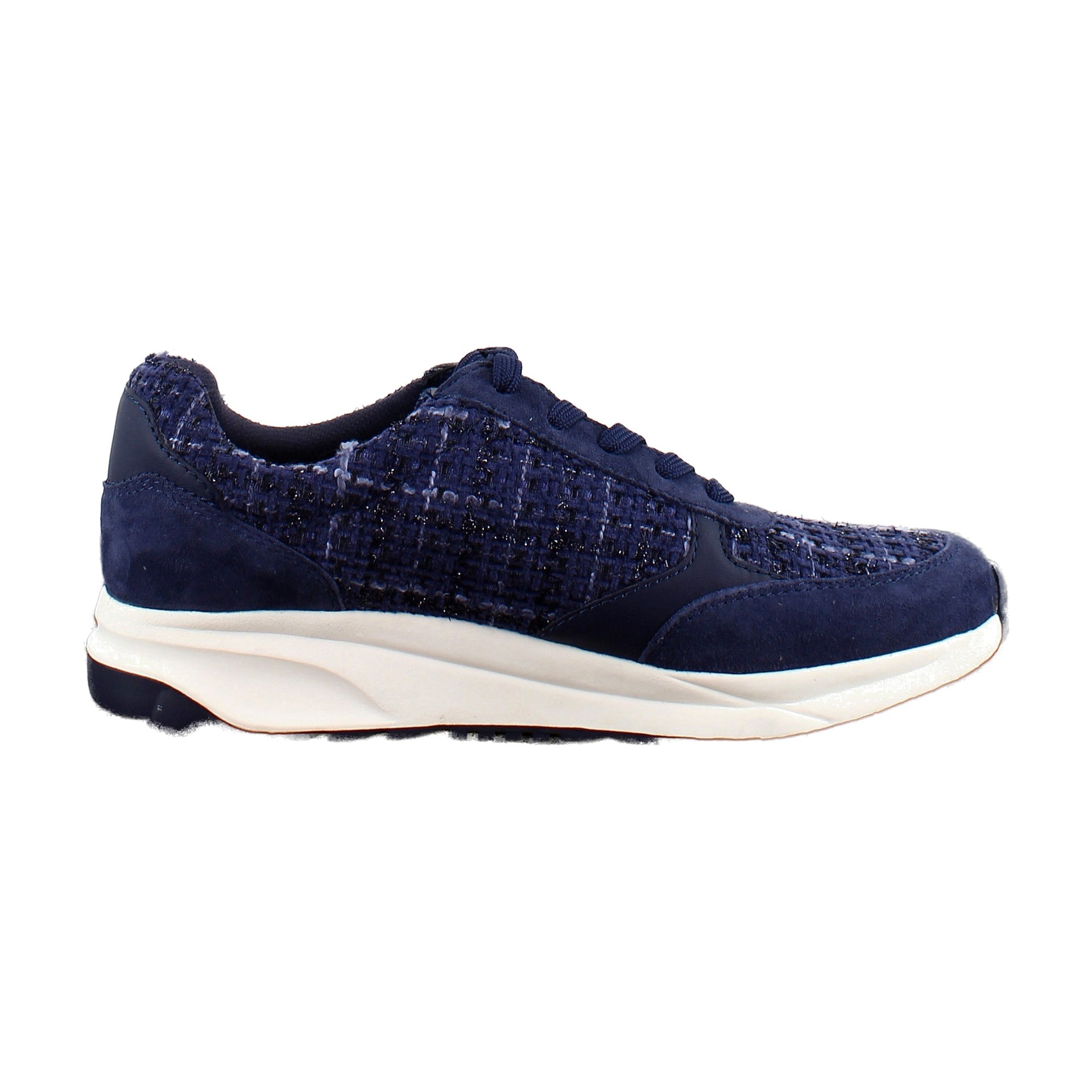 Midnight Blue Tweed/Leather