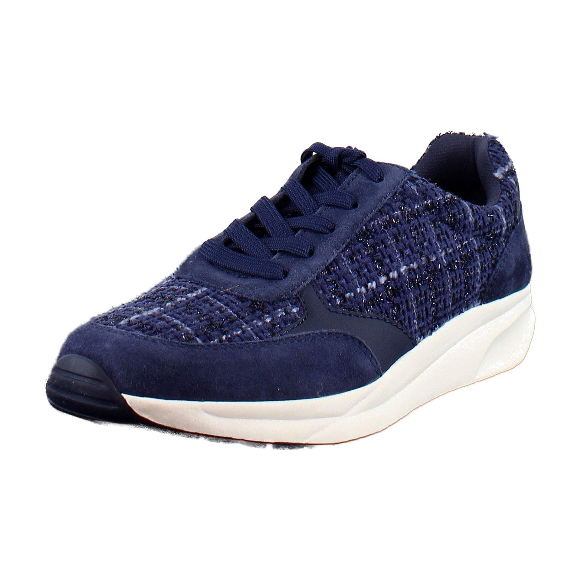 Midnight Blue Tweed/Leather