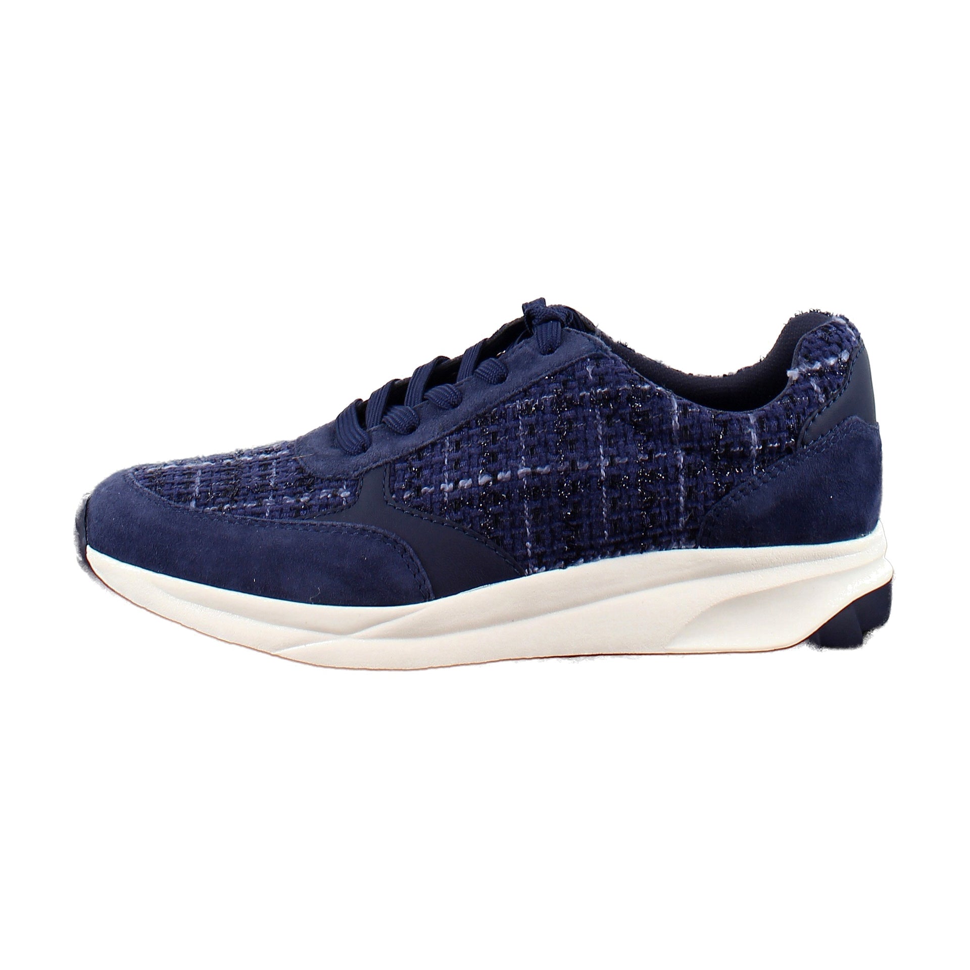 Midnight Blue Tweed/Leather