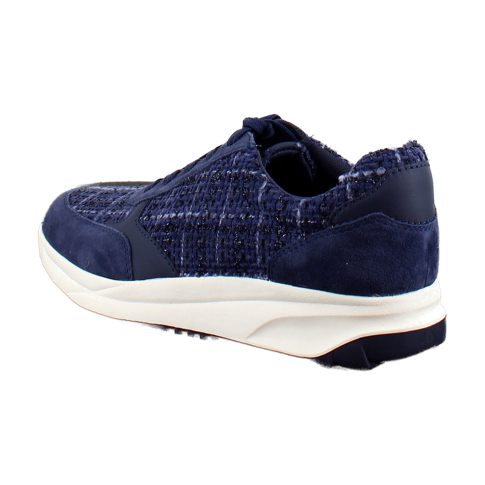 Midnight Blue Tweed/Leather