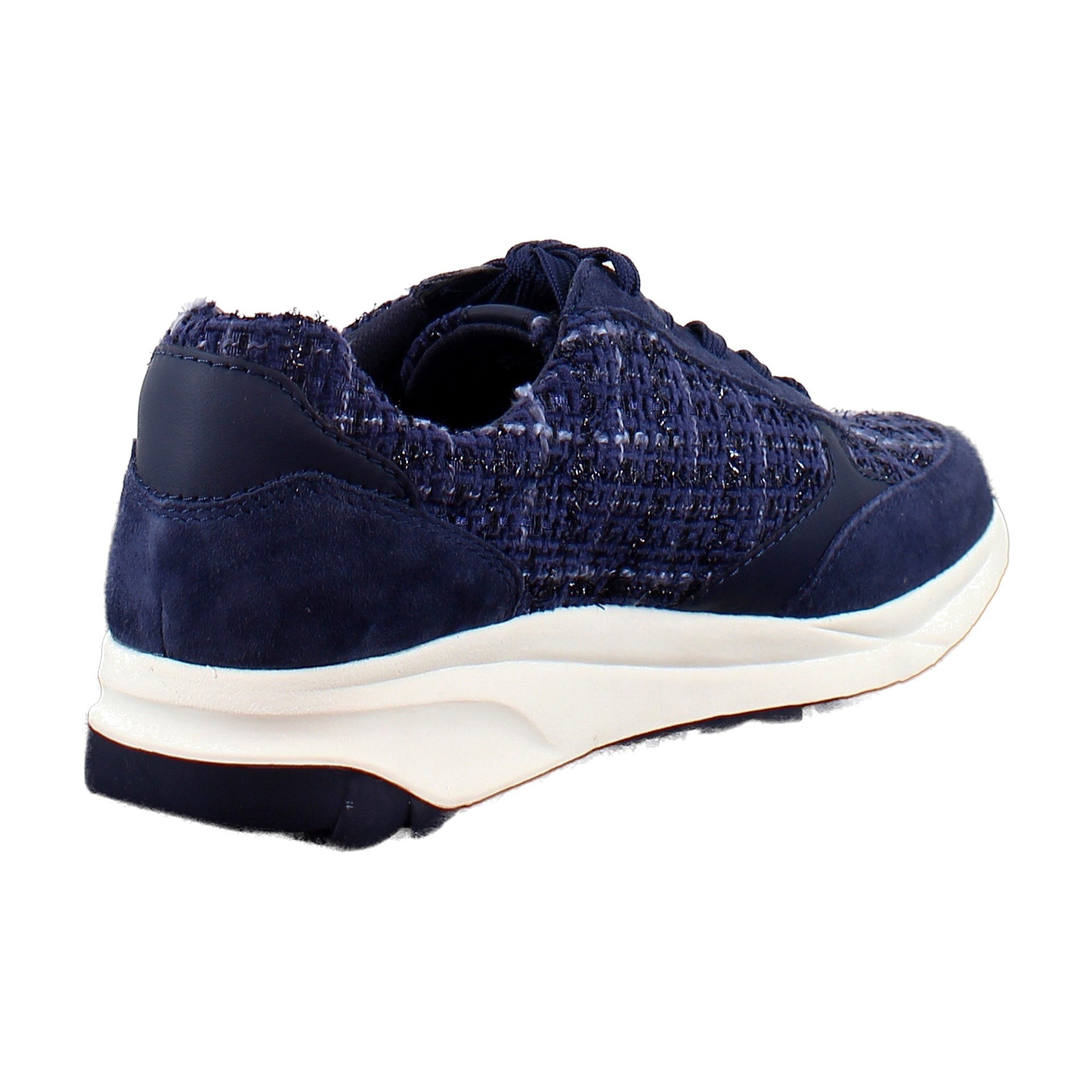 Midnight Blue Tweed/Leather